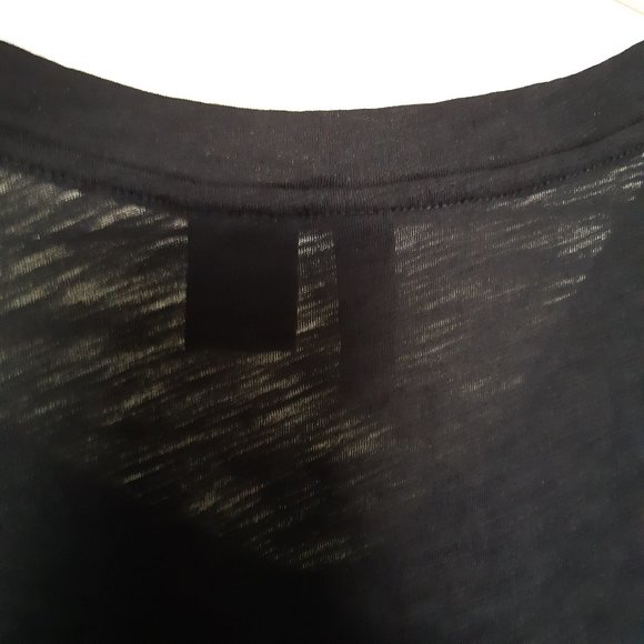 Black Semi Sheer Blouse Cynthis Rowley - Picture 8 of 9